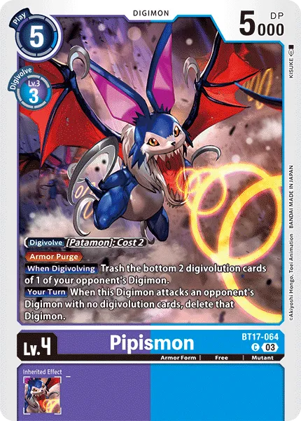 Pipismon (BT17-064) card