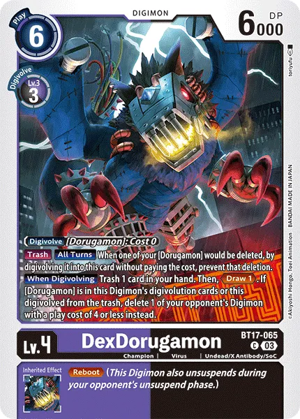 DexDorugamon (BT17-065) card