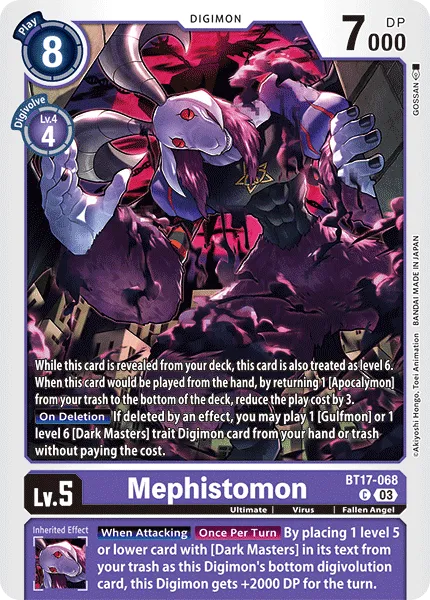Mephistomon (BT17-068) card