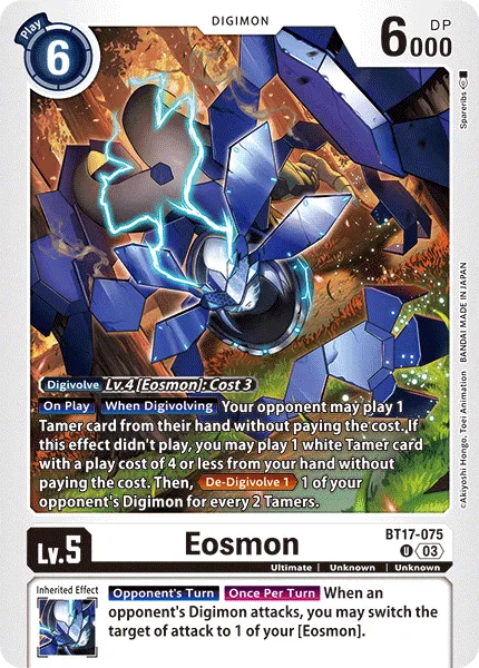 Eosmon (BT17-075) card