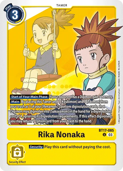 Rika Nonaka (BT17-085) card