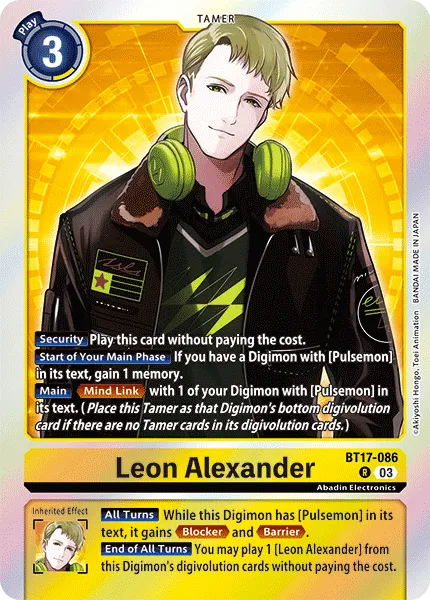 Leon Alexander (BT17-086) card