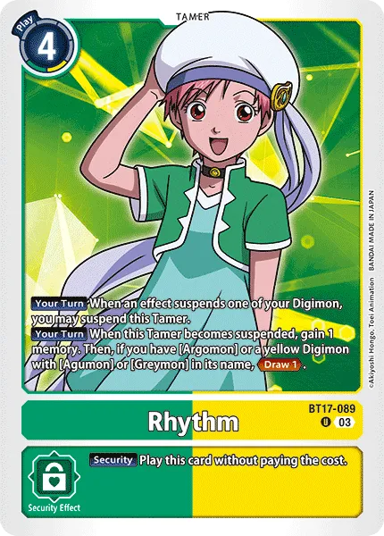 Rhythm (BT17-089) card