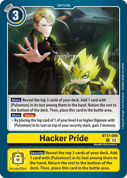 Hacker Pride (BT17-098) card