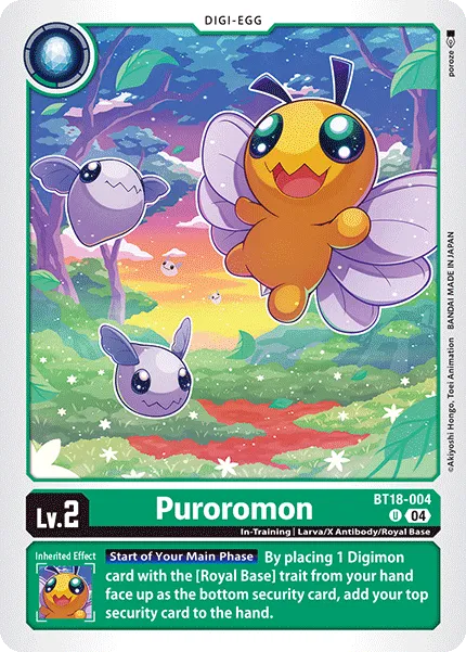 Puroromon (BT18-004) card