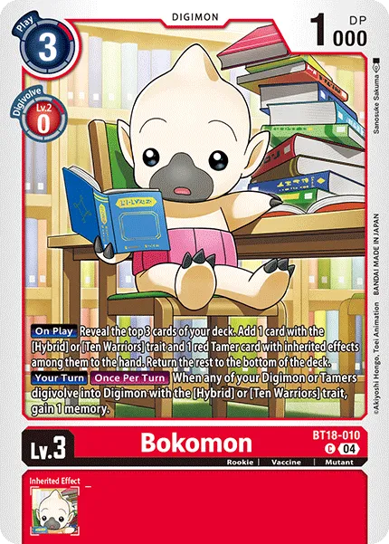 Bokomon (BT18-010) card