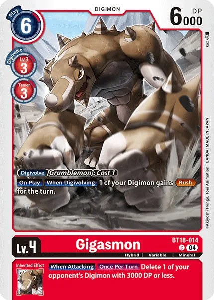 Gigasmon (BT18-014) card