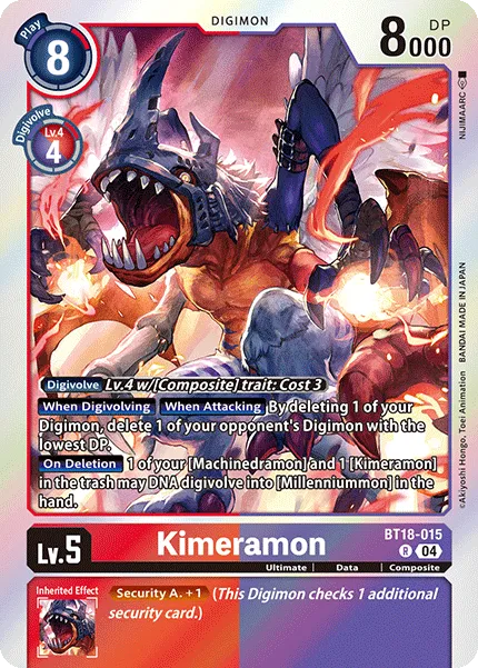 Kimeramon (BT18-015) card