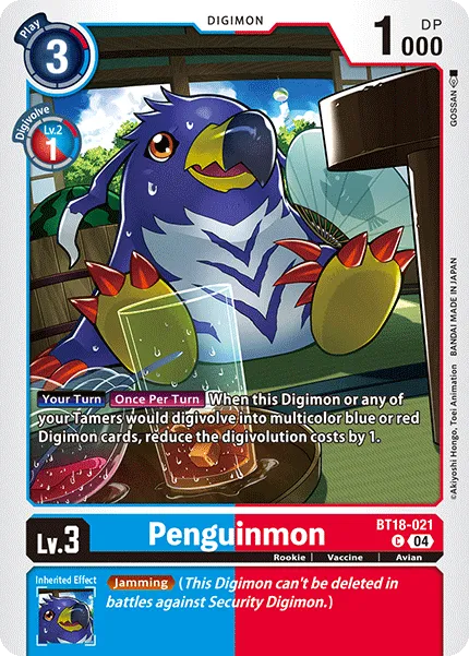 Penguinmon (BT18-021) card