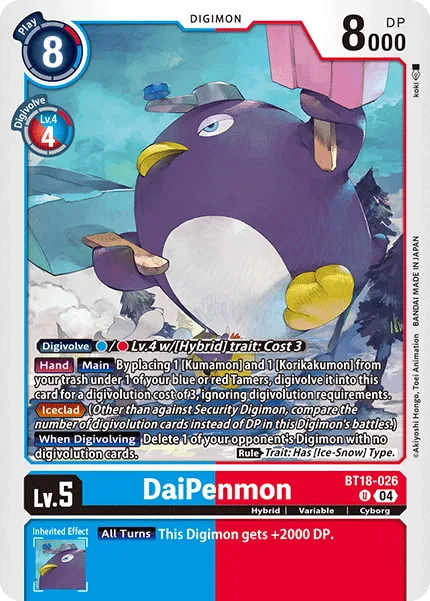 DaiPenmon (BT18-026) card