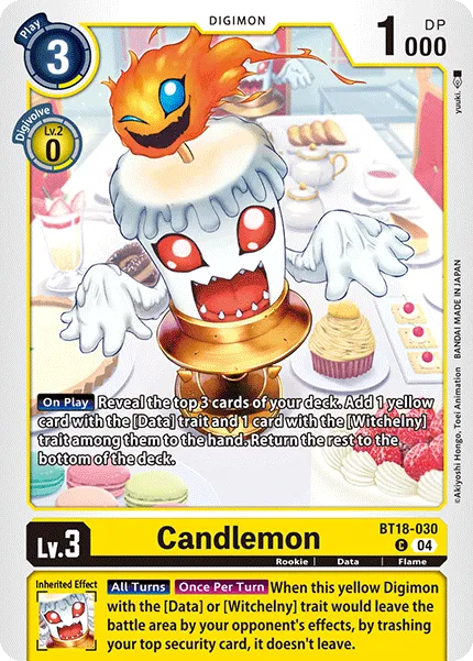 Candlemon (BT18-030) card