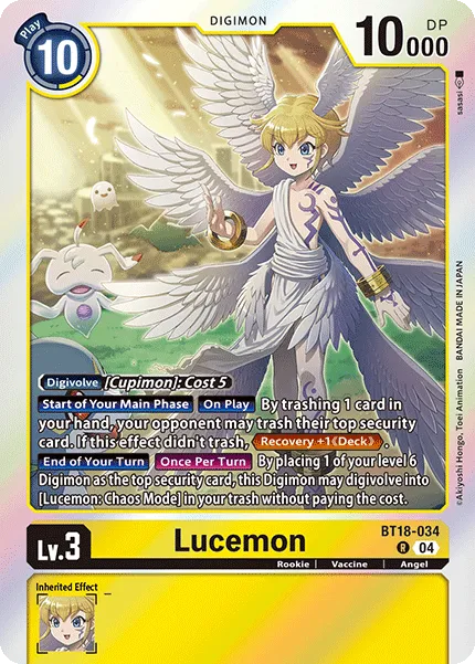 Lucemon (BT18-034) card