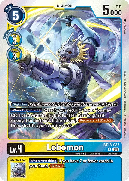 Lobomon (BT18-037) card