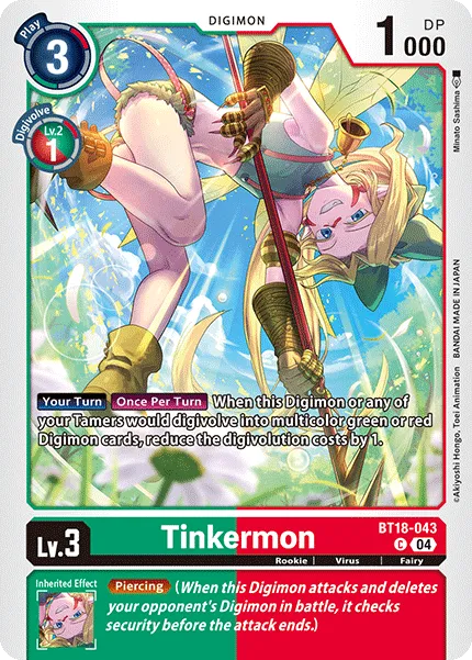 Tinkermon (BT18-043) card