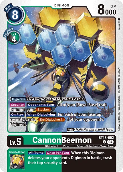 CannonBeemon (BT18-052) card