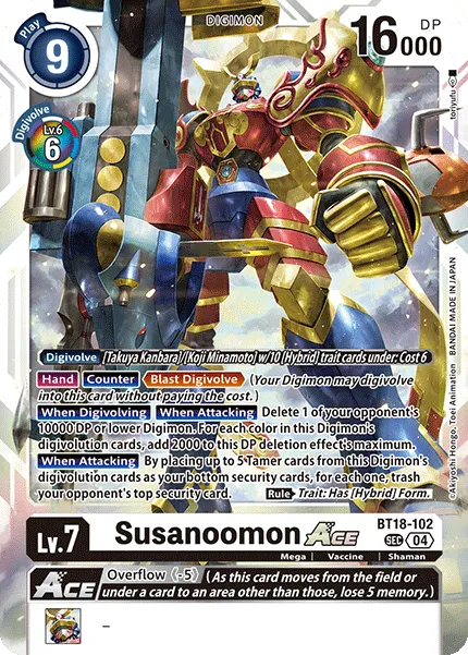 Susanoomon (BT18-102) card