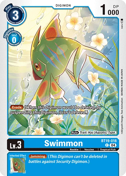 Swimmon (BT19-018) card