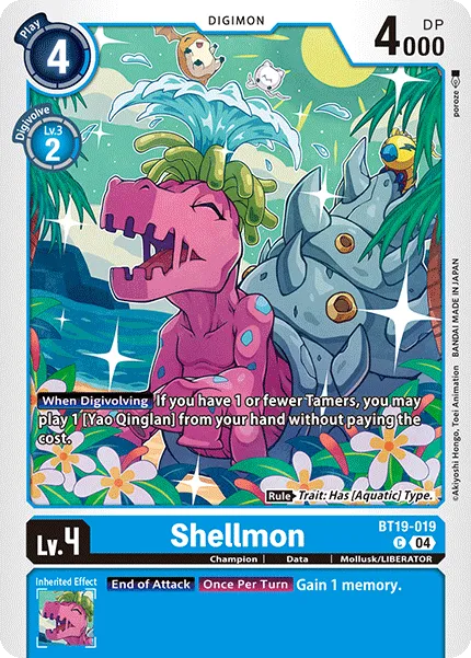 Shellmon (BT19-019) card