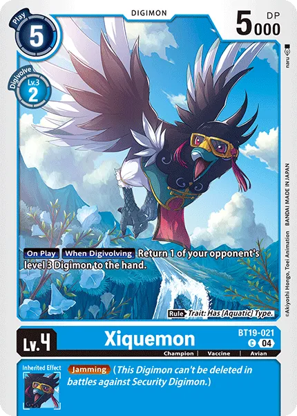 Xiquemon (BT19-021) card