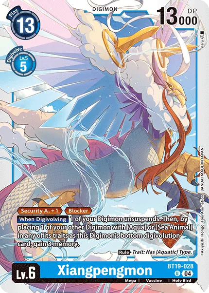 Xiangpengmon (BT19-028) card