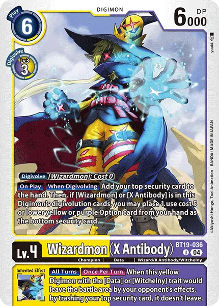 Wizardmon (X Antibody) (BT19-036) card