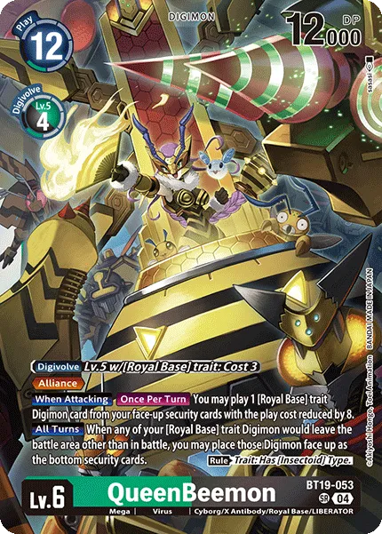 QueenBeemon (BT19-053) card