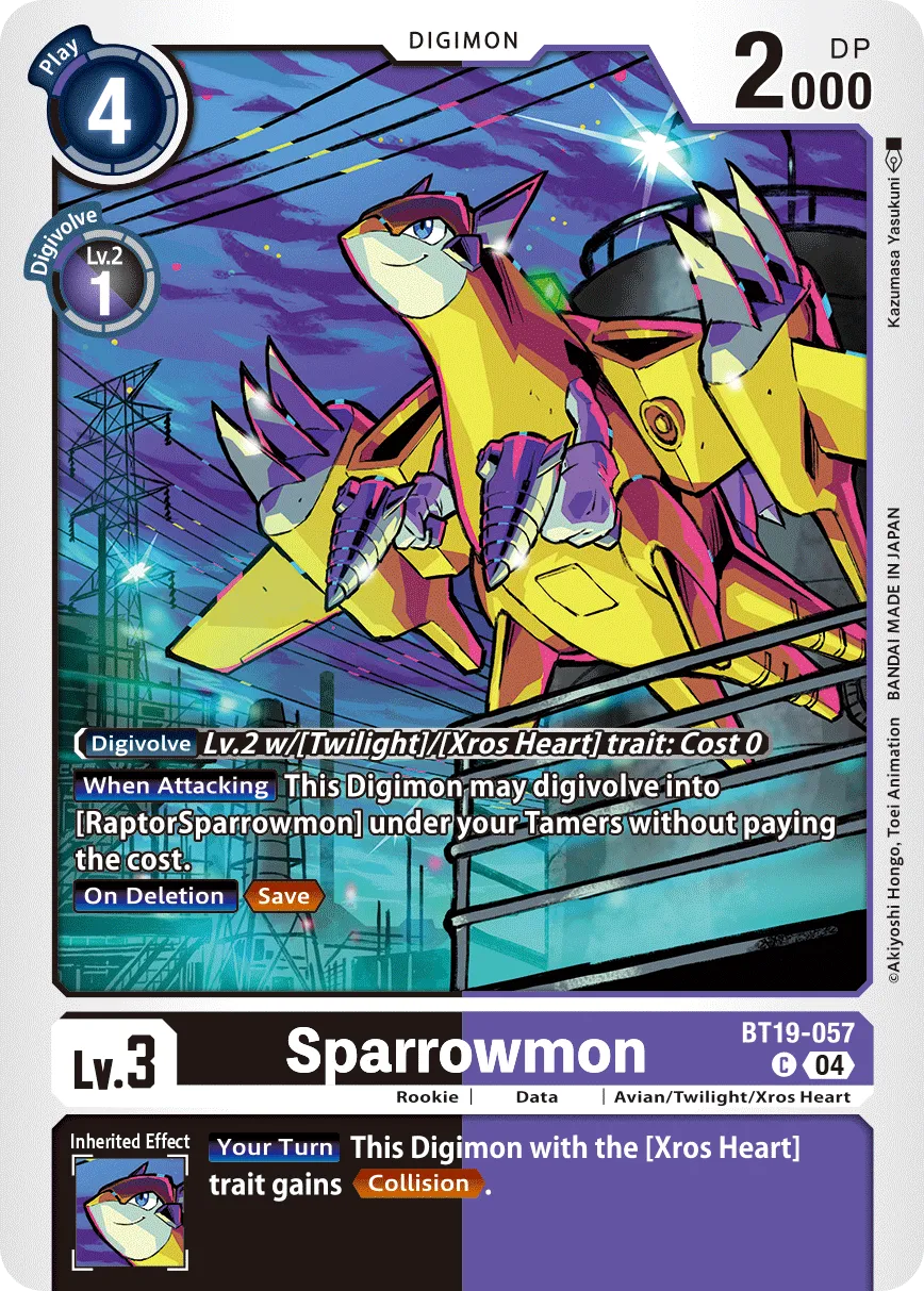Sparrowmon (BT19-057) card