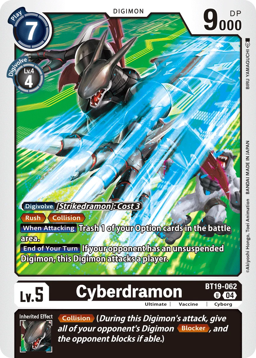 Cyberdramon (BT19-062) card