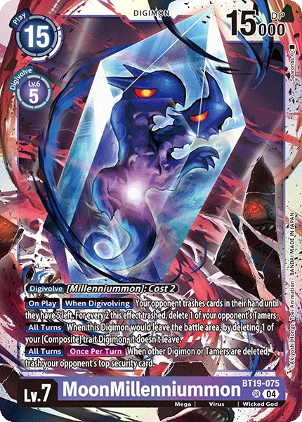 MoonMillenniummon (BT19-075) card