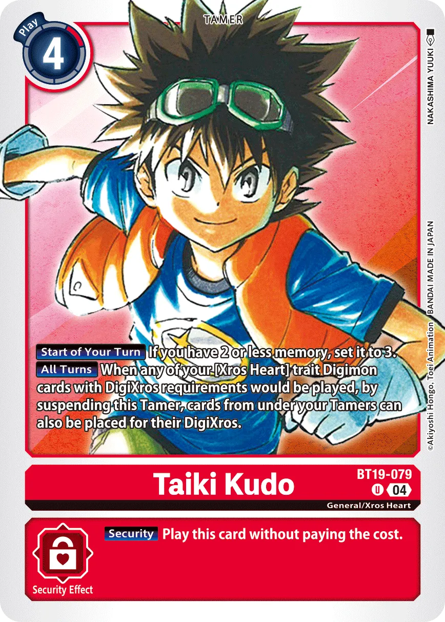 Taiki Kudo (BT19-079) card