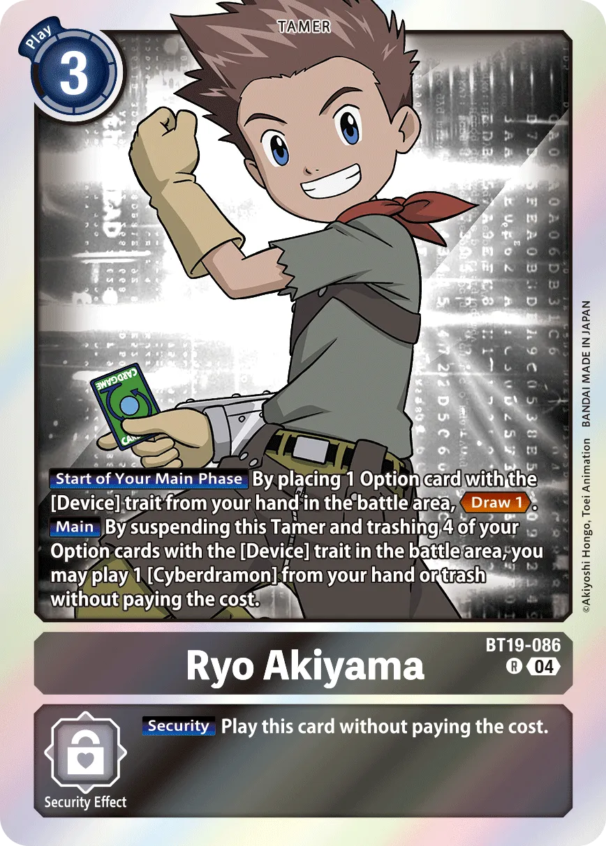 Ryo Akiyama (BT19-086) card