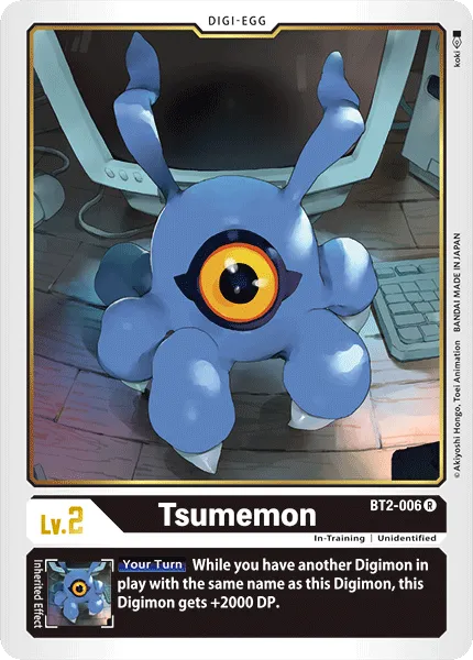 Tsumemon (BT2-006) card