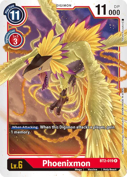 Phoenixmon (BT2-019) card