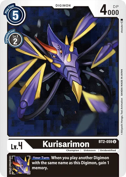 Kurisarimon (BT2-059) card