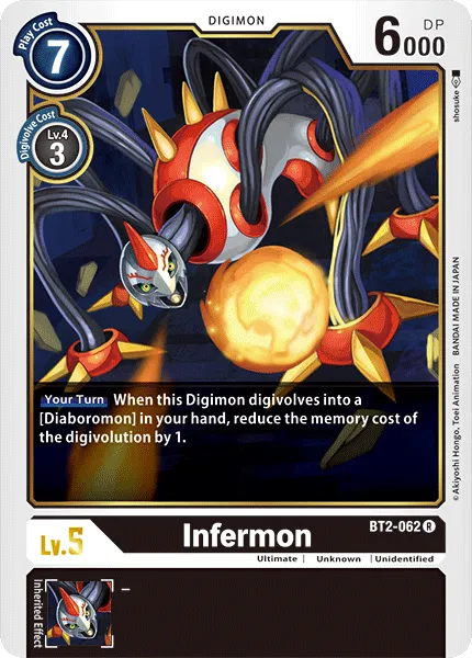 Infermon (BT2-062) card
