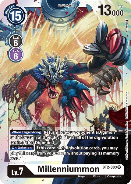 Millenniummon (BT2-083) card