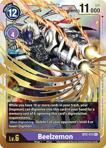 Beelzemon (BT2-111) card