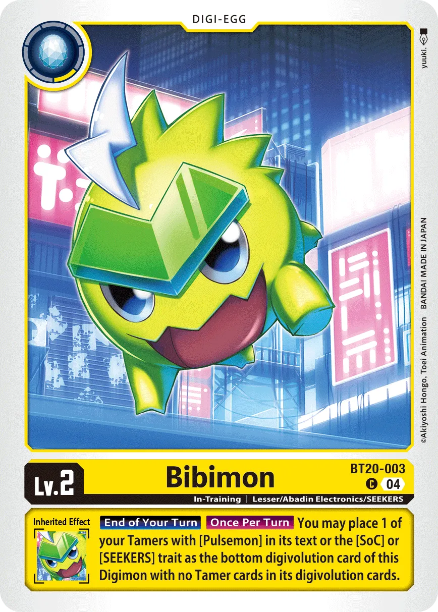 Bibimon (BT20-003) card