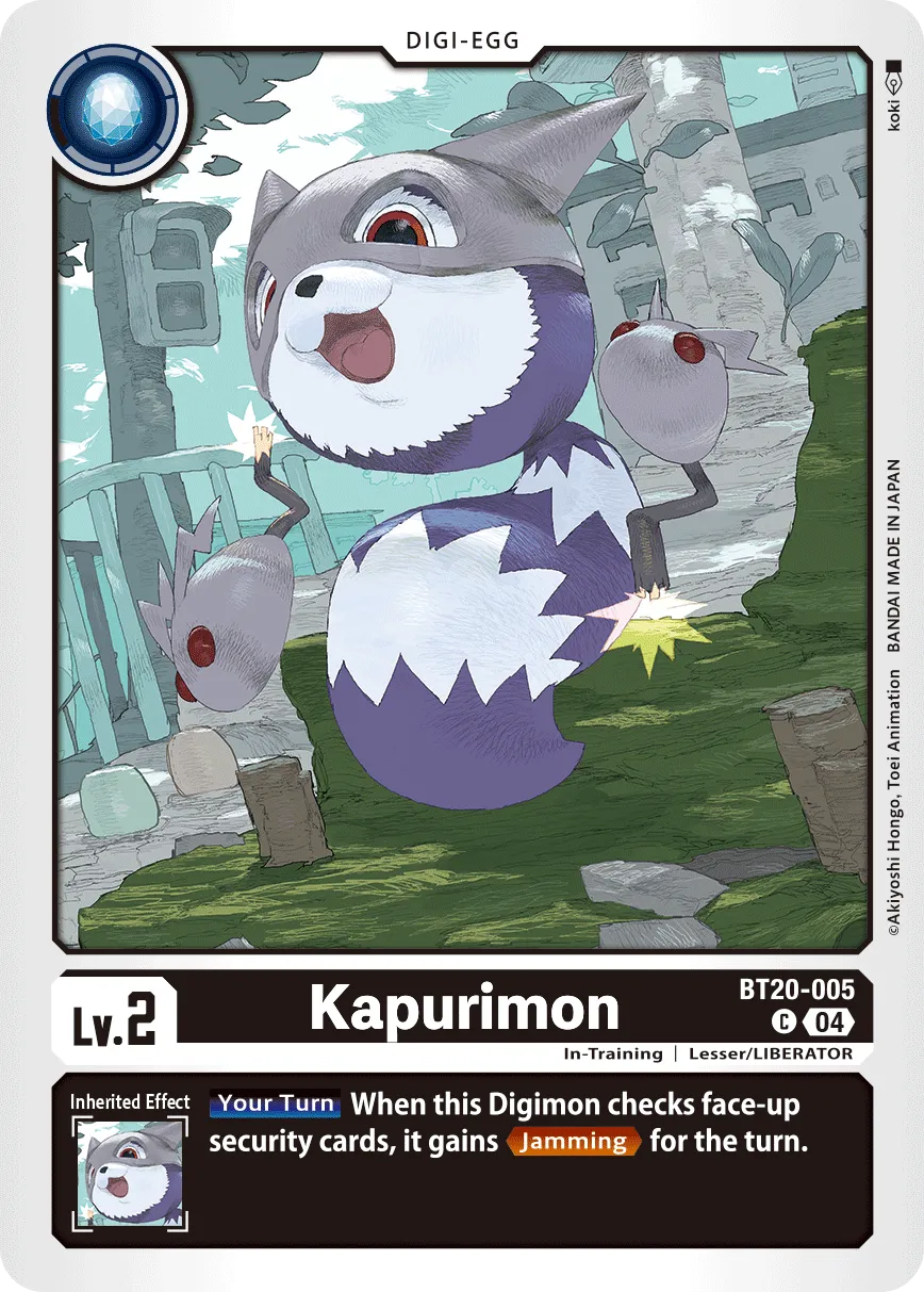 Kapurimon (BT20-005) card