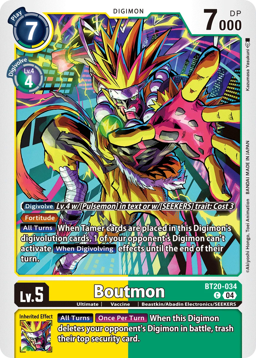 Boutmon (BT20-034) card