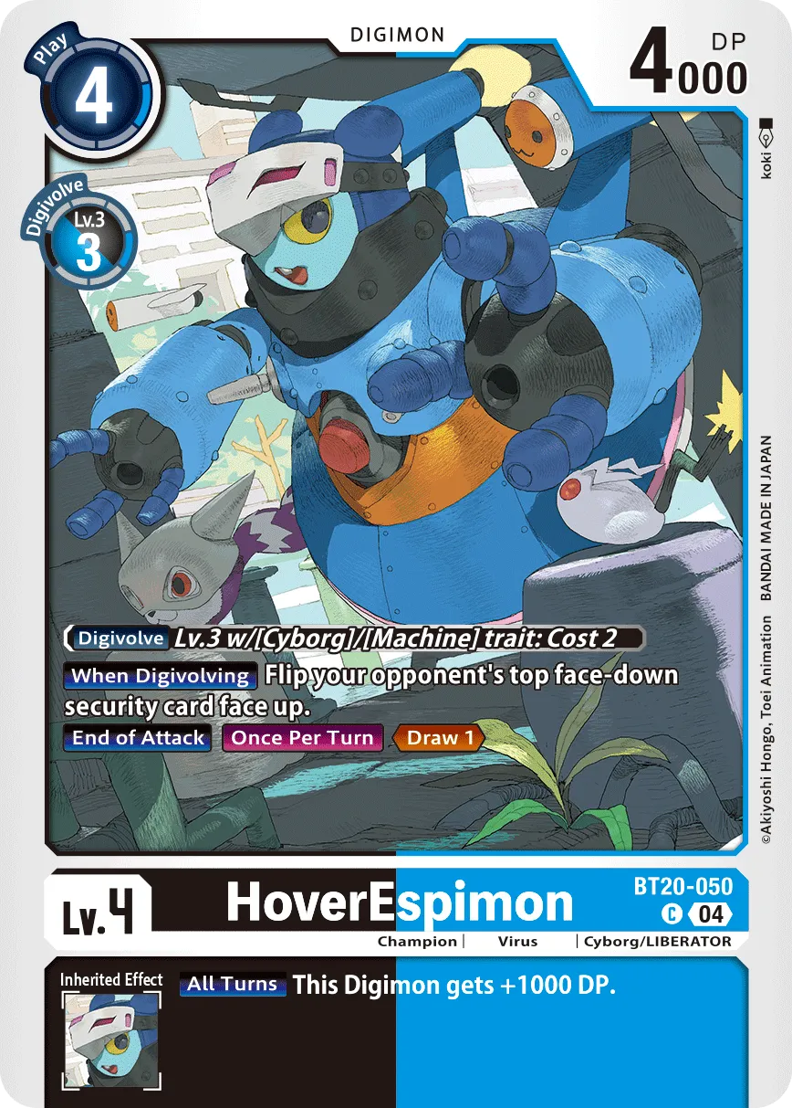 HoverEspimon (BT20-050) card