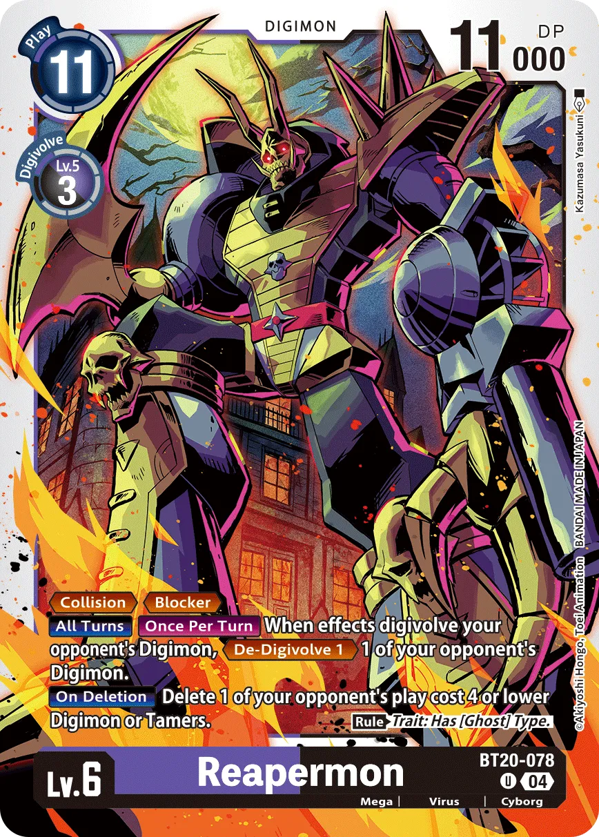 Reapermon (BT20-078) card