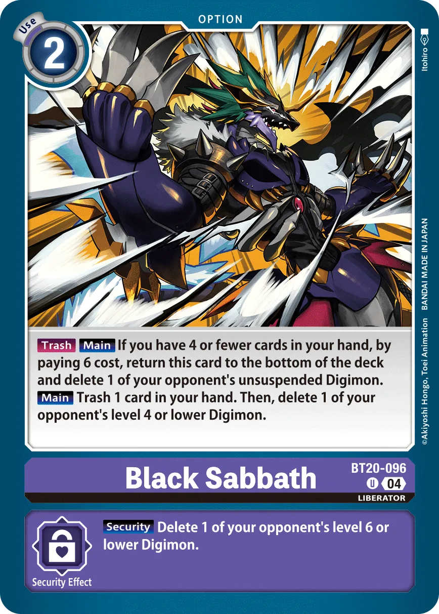 Black Sabbath (BT20-096) card