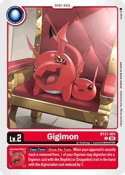 Gigimon (BT21-001) card