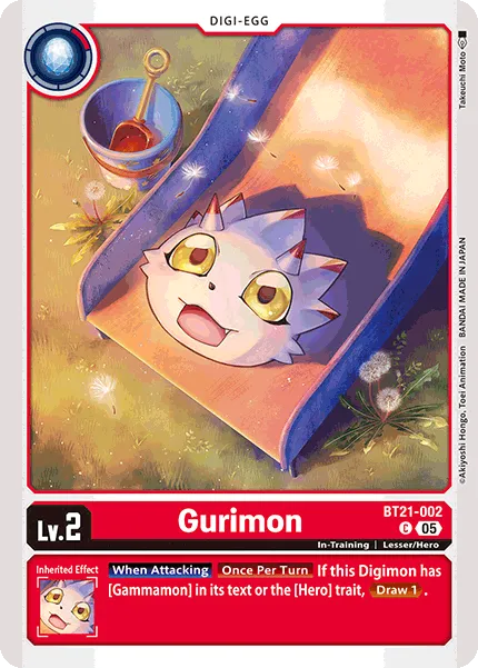 Gurimon (BT21-002) card