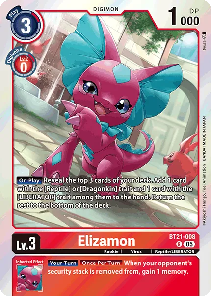 Elizamon (BT21-008) card