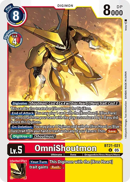 OmniShoutmon (BT21-021) card
