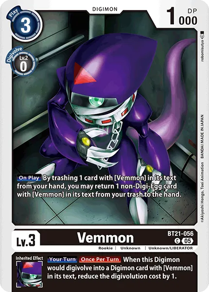 Vemmon (BT21-056) card