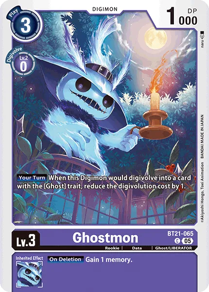 Ghostmon (BT21-065) card