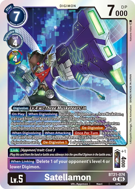 Satellamon (BT21-074) card